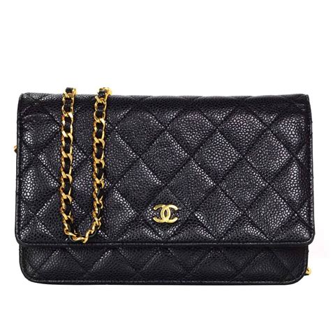 chanel black crossbody purse|authentic chanel wallet crossbody.